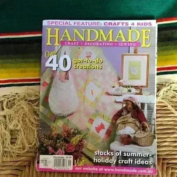 Vintage Other - Handmade quilting needle magazine Australia